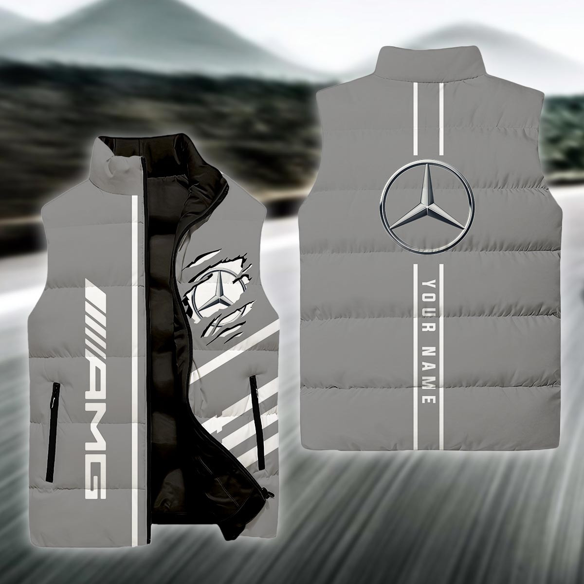 AMG Sleeve Down Puffer Jacket For Men