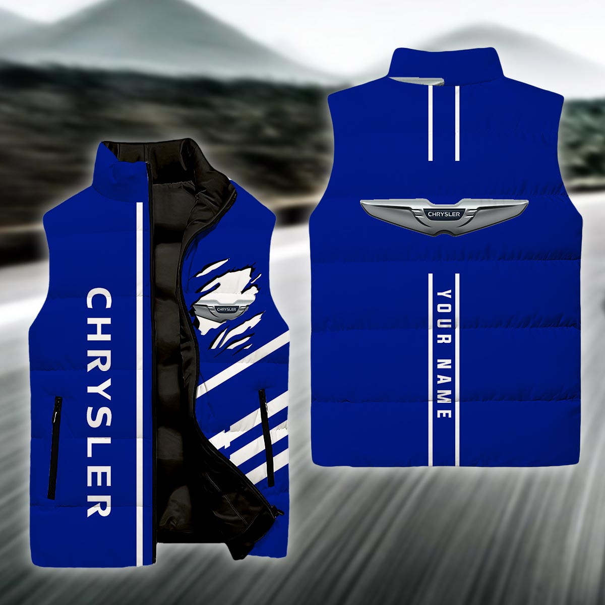 Chrysler Sleeve Down Puffer Jacket For Men