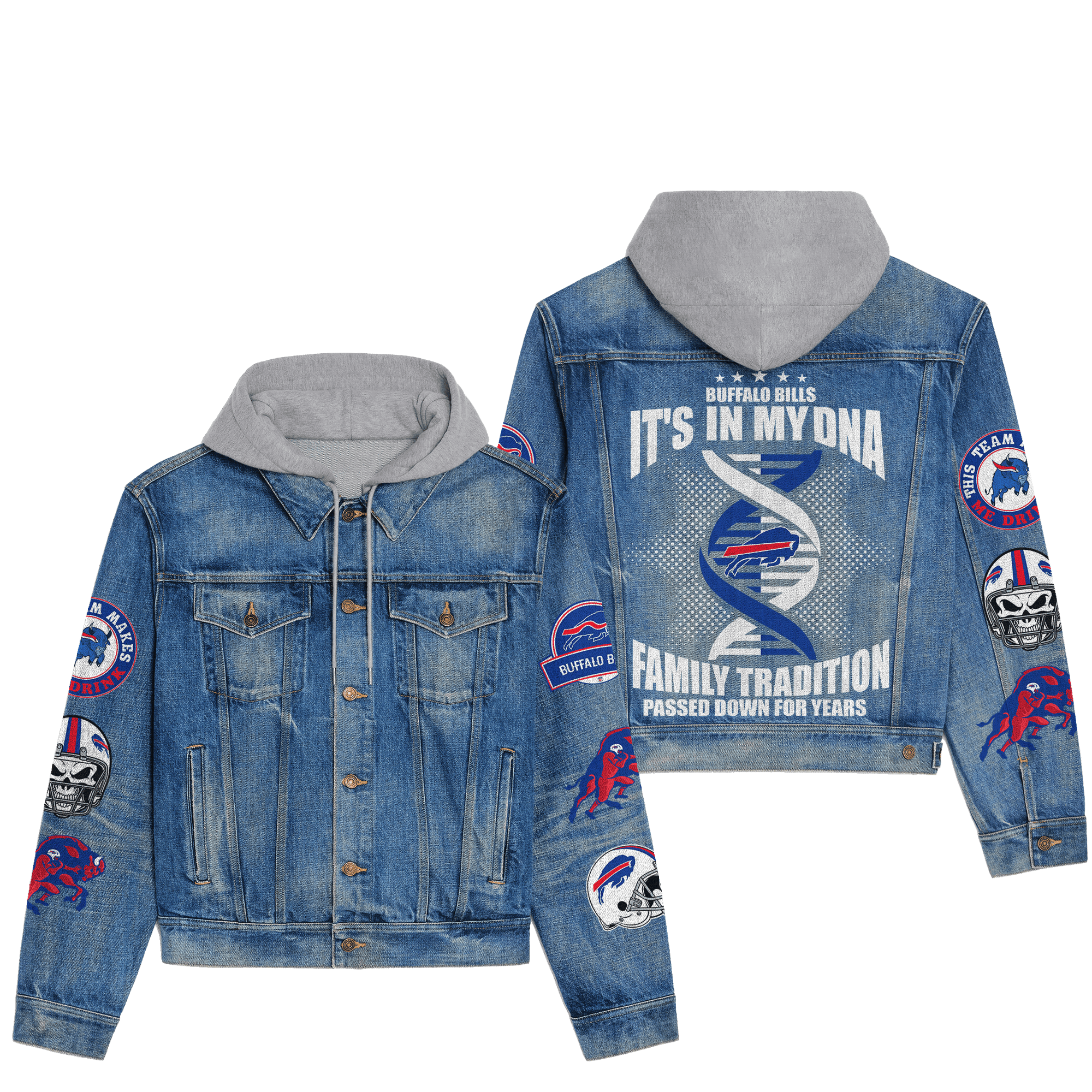 Buffalo Bills Premium Fall Fashion Denim Jackets For Men Women New Collection Affordable Fall Denim Jackets 2025