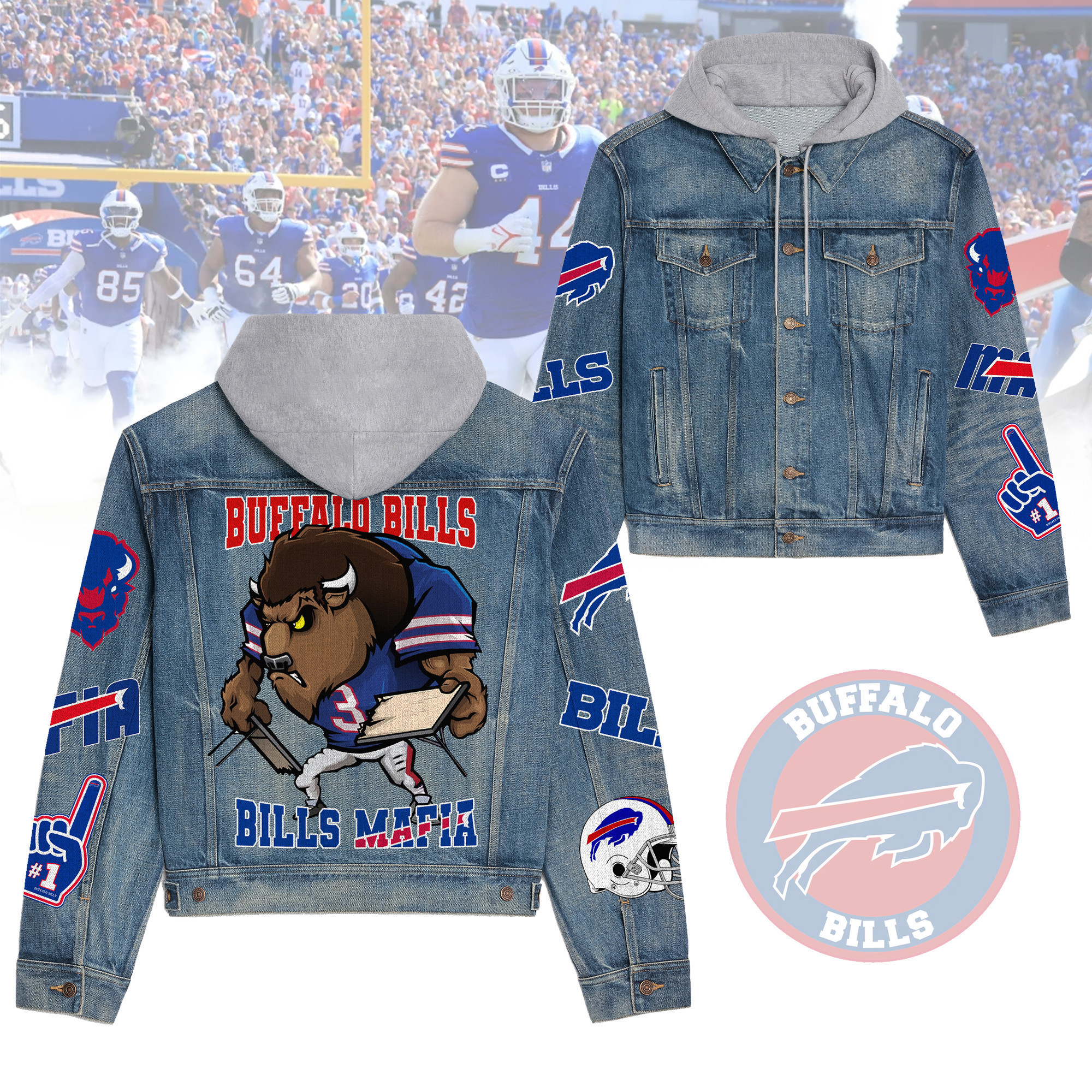 Buffalo Bills Premium Fall Fashion Denim Jackets For Men Women Best Jacket 2025 New Collection