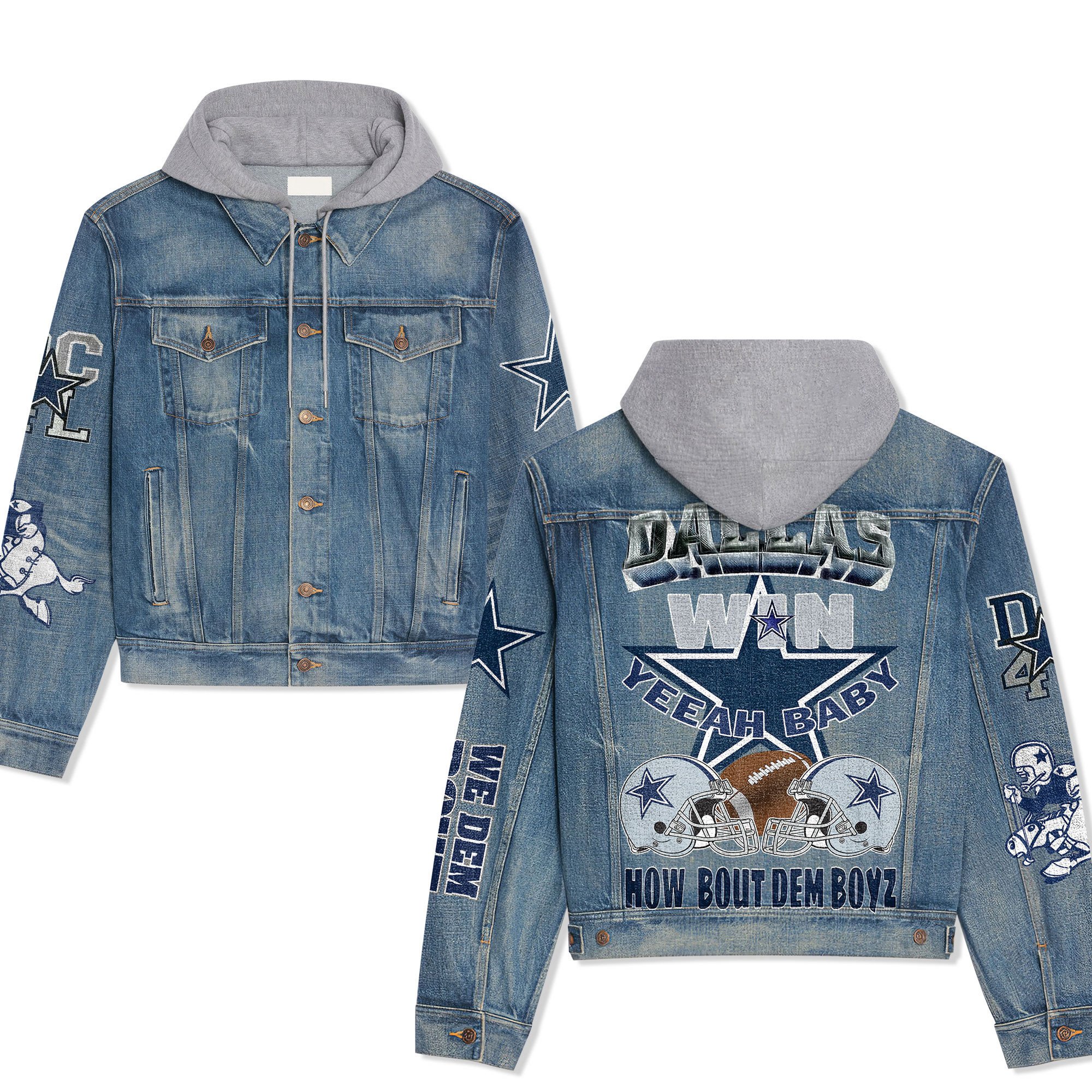 Dallas Cowboys Premium Fall Fashion Denim Jackets For Men Women Best Jacket 2025 New Collection