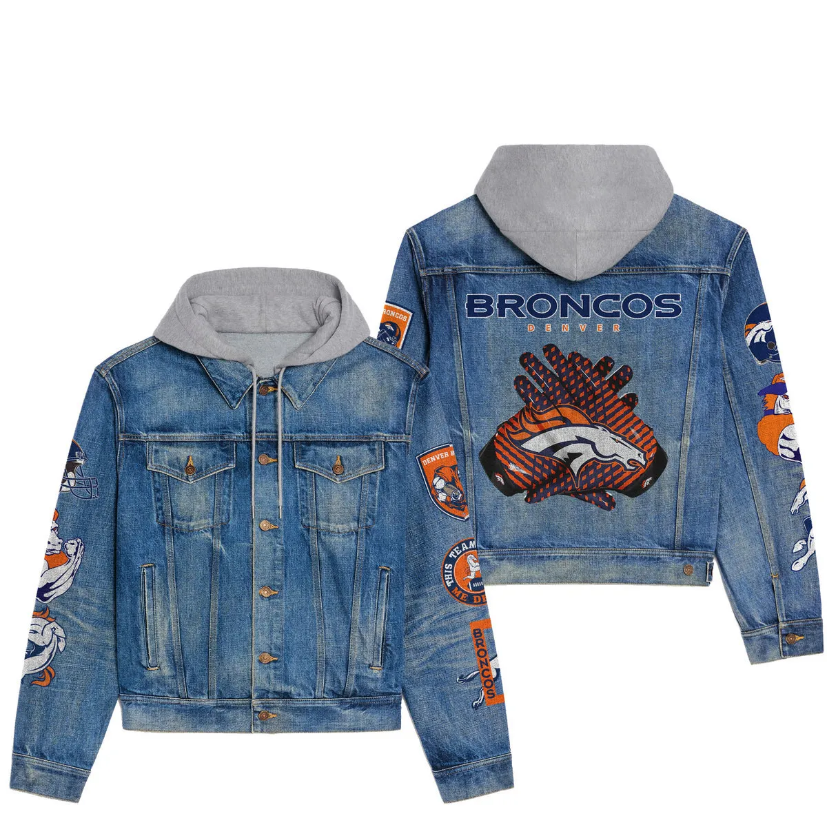 Denver Broncos Premium Casual Fall Jackets For Men Women