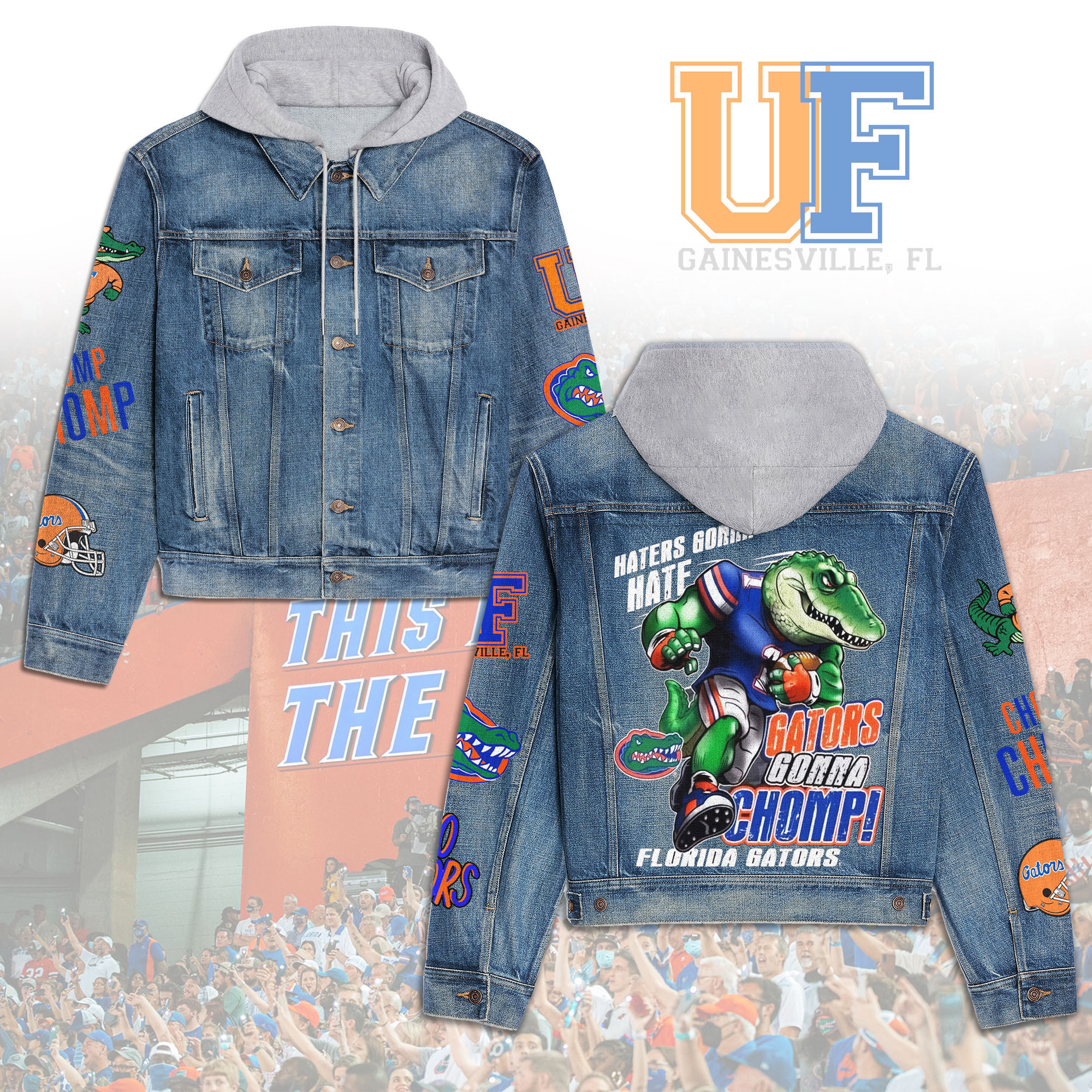 Florida Gators Premium Fall Fashion Denim Jackets For Men Women Best Jacket 2025