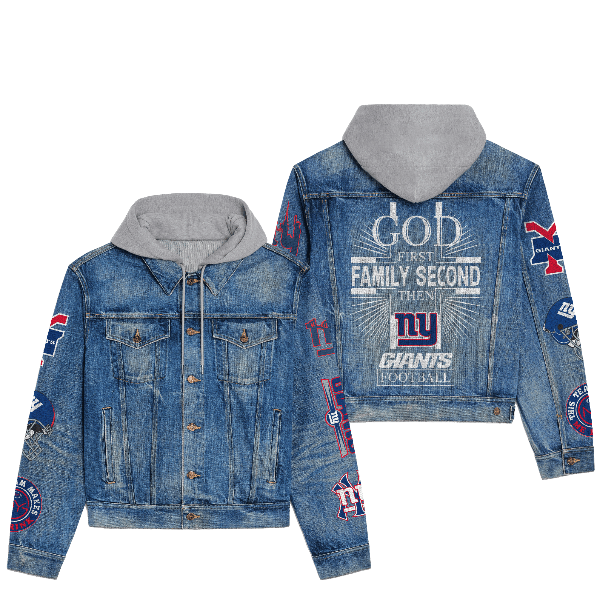 New York Giants Premium Fall Fashion Denim Jackets For Men Women Best Jacket 2025