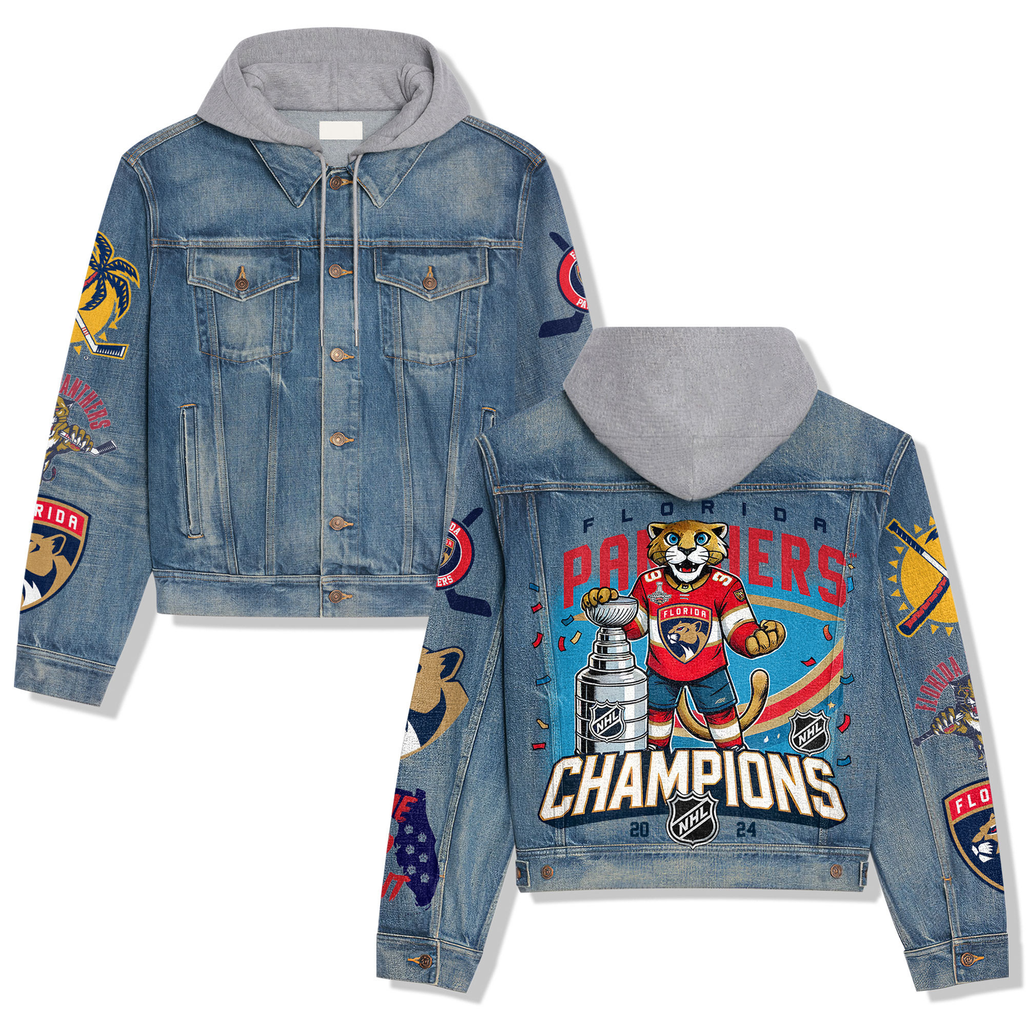 Florida Panthers Premium Fall Fashion Denim Jackets For Men Women Best Jacket 2025