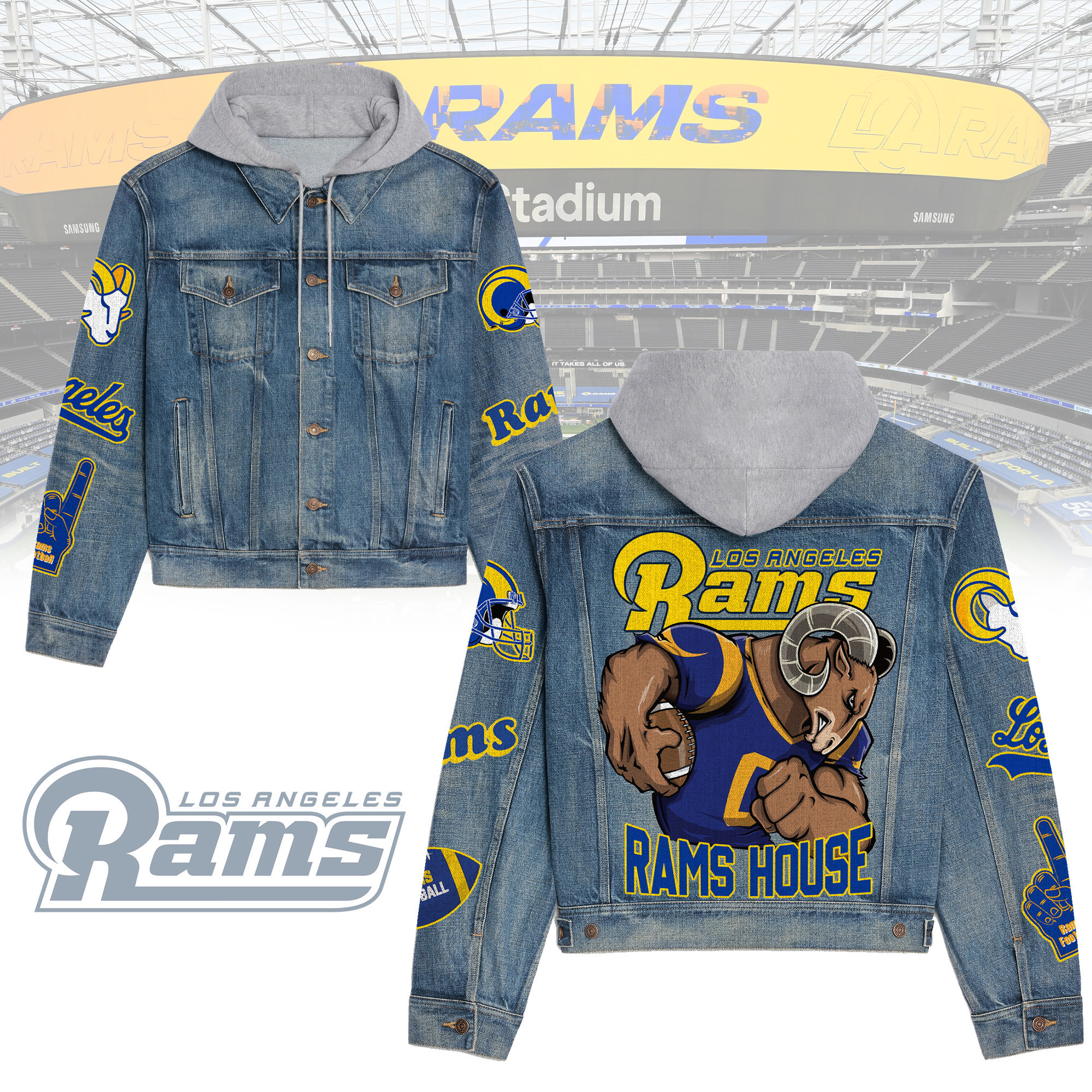 Los Angeles Rams Premium Fall Fashion Denim Jackets For Men Women Best Jacket 2025
