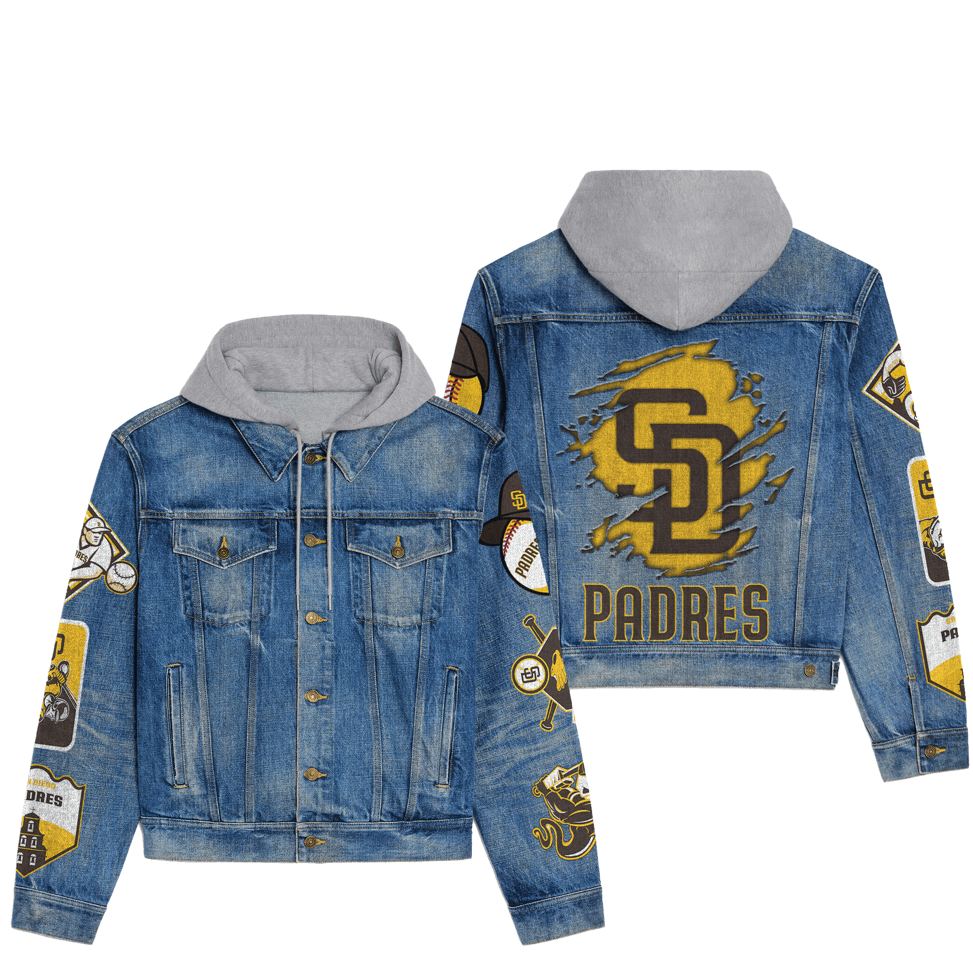 San Diego Padres Premium Fall Fashion Denim Jackets For Men Women Best Jacket 2025