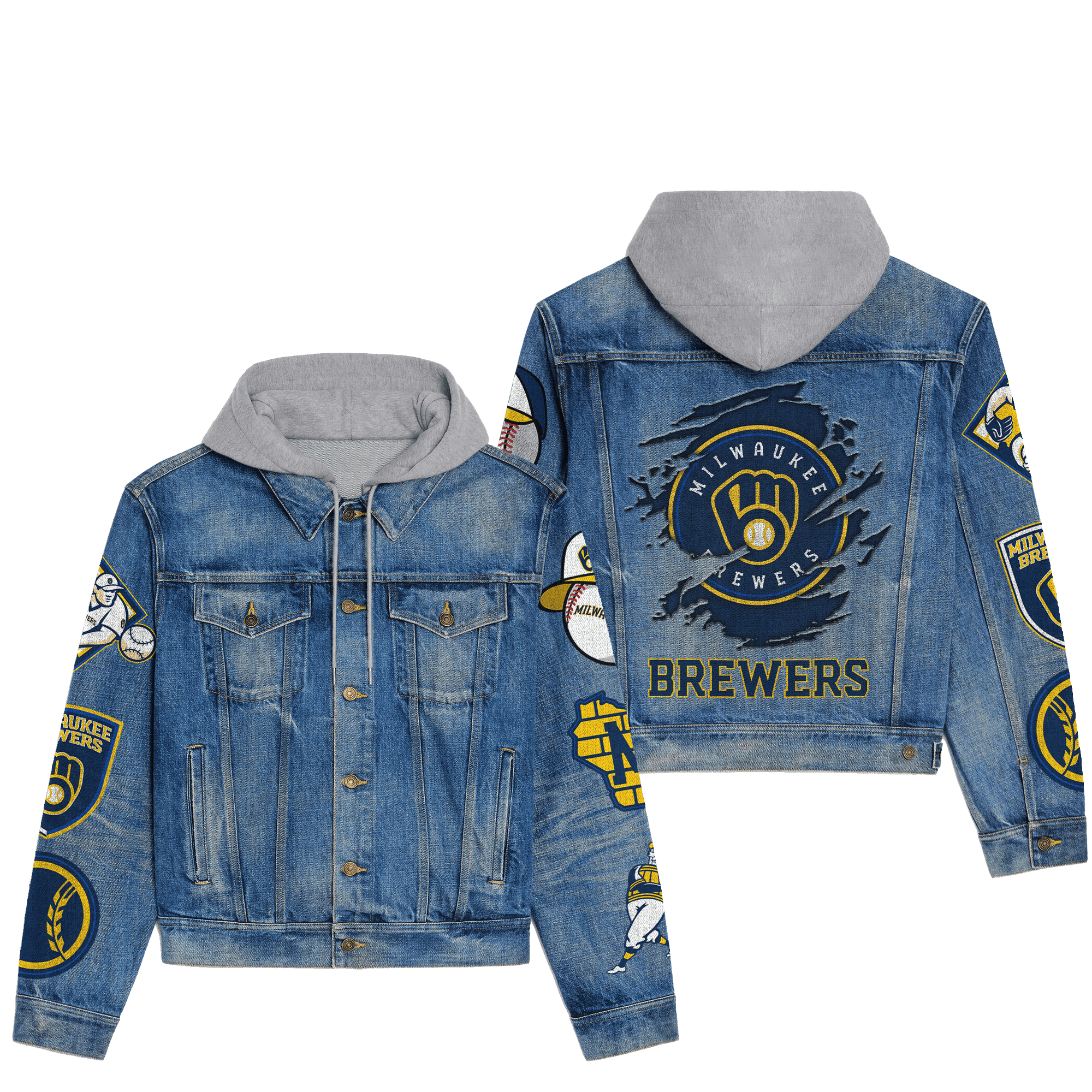 Milwaukee Brewers Premium Fall Fashion Denim Jackets For Men Women Best Jacket 2025
