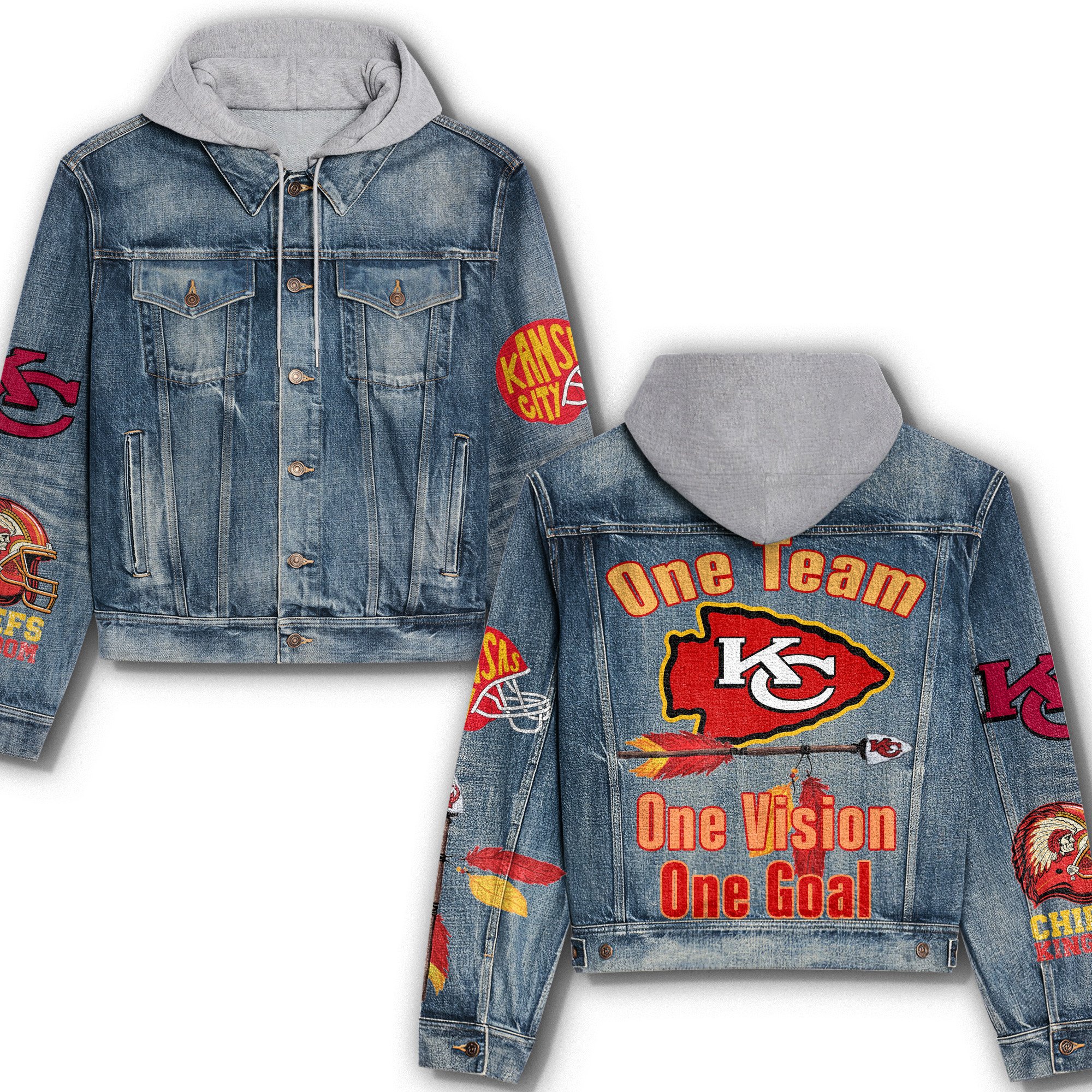 Kansas City Chiefs Premium Fall Fashion Denim Jackets For Men Women Best Jacket 2025