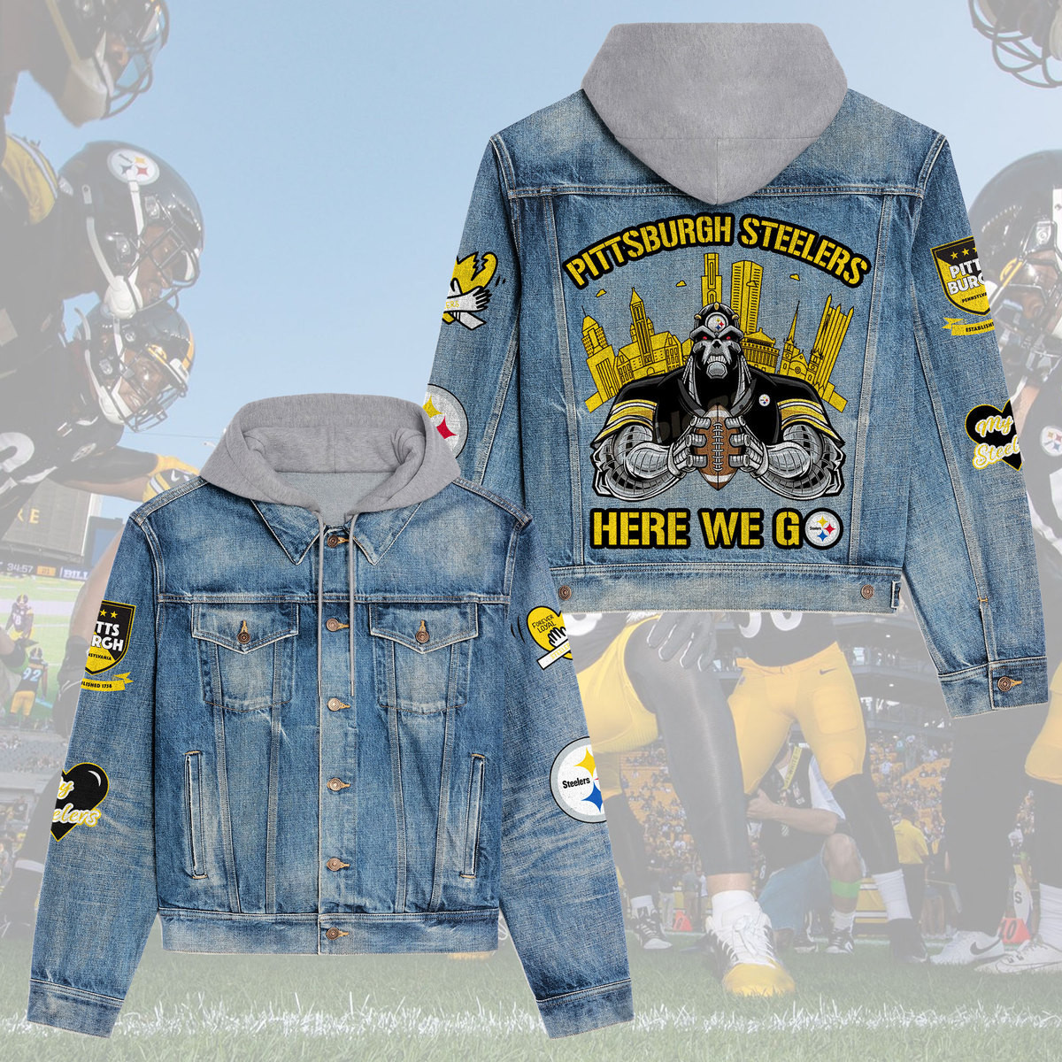 Pittsburgh Steelers Jacket Lined For Cold Weather