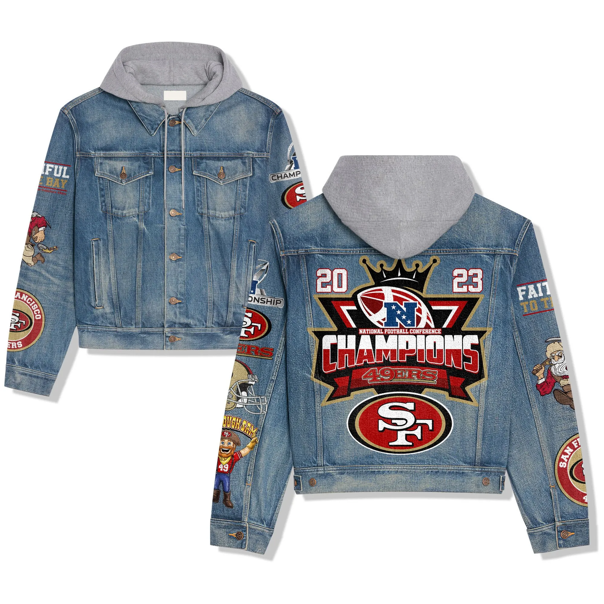 San Francisco 49Ers Premium Fall Fashion Denim Jackets For Men Women Best Jacket 2025