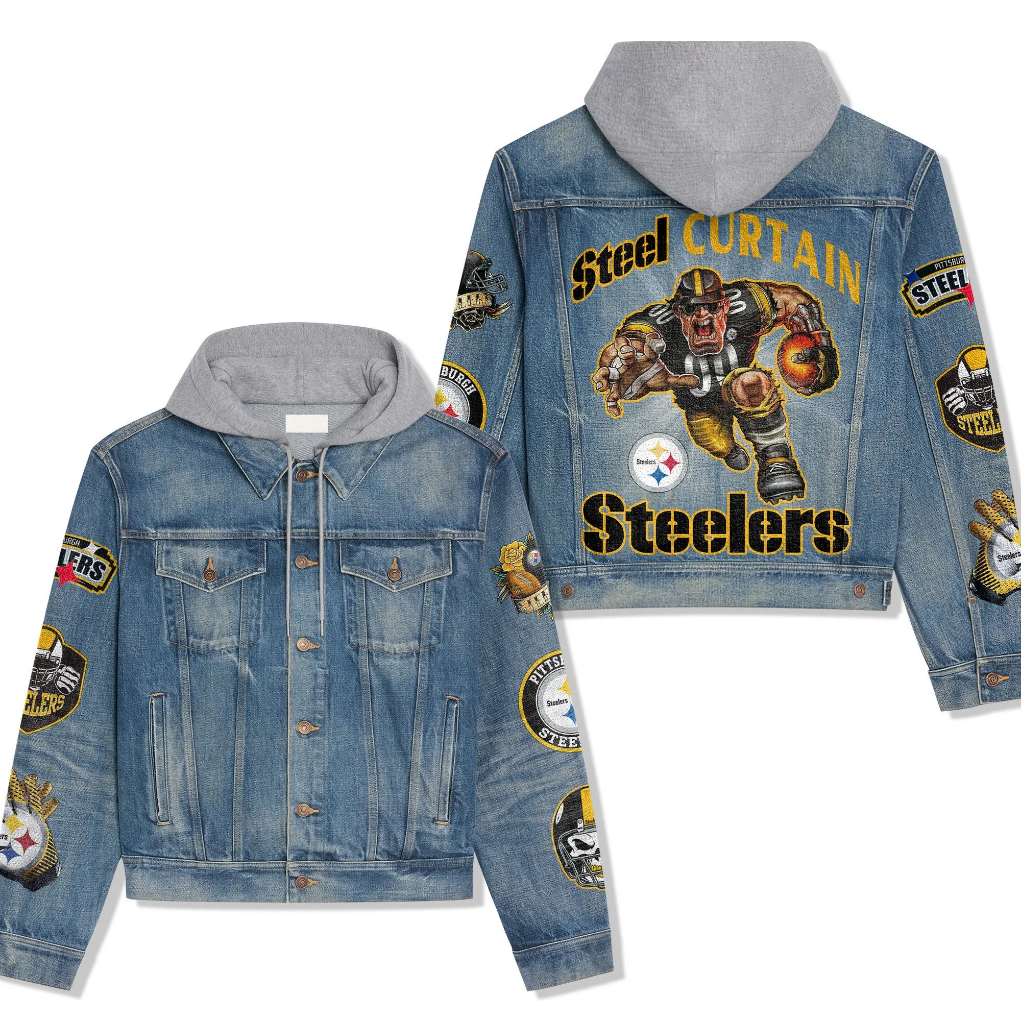 Pittsburgh Steelers Premium Fall Fashion Denim Jackets For Men Women Best Jacket 2025