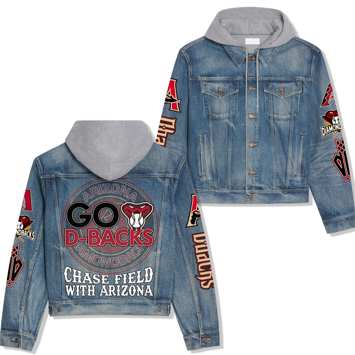 Arizona Diamondbacks Premium Fall Fashion Denim Jackets For Men Women Best Jacket 2025