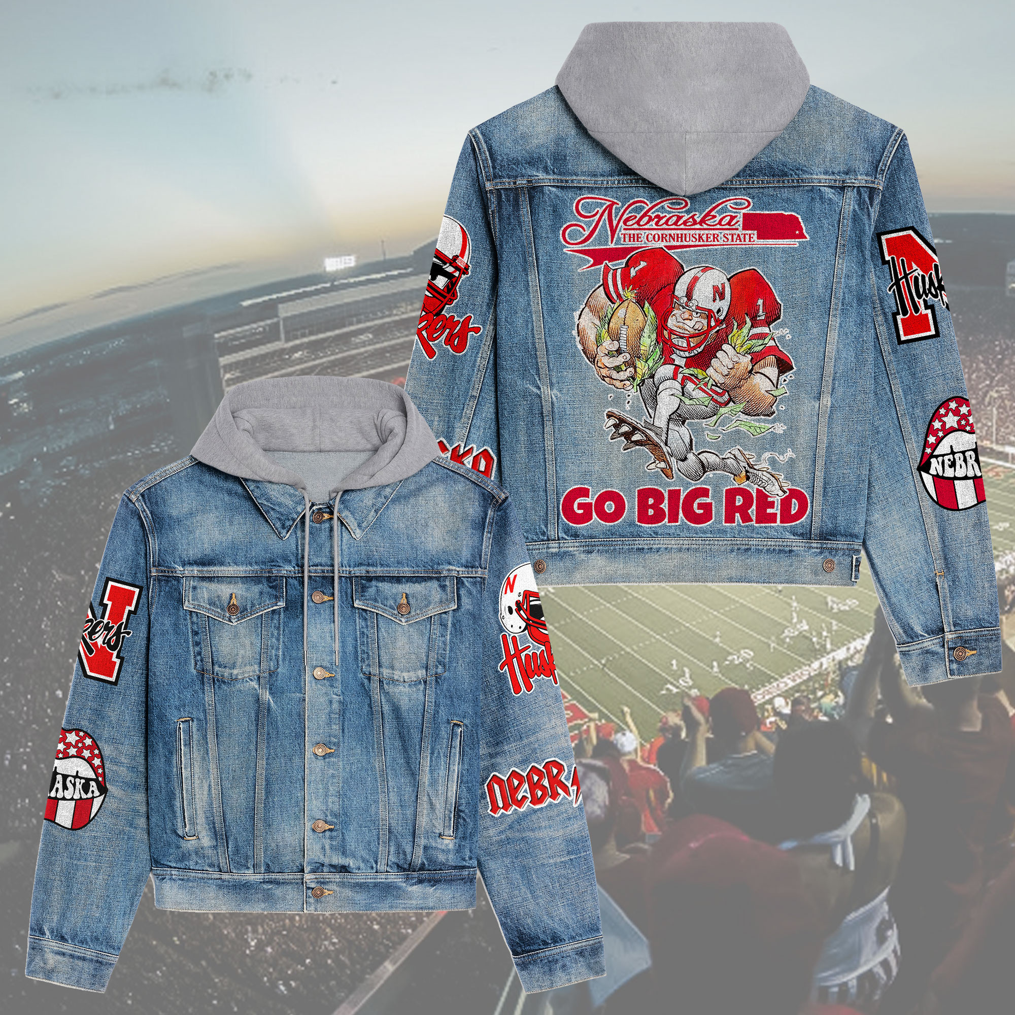 Nebraska Cornhuskers Premium Fall Fashion Denim Jackets For Men Women Best Jacket 2025