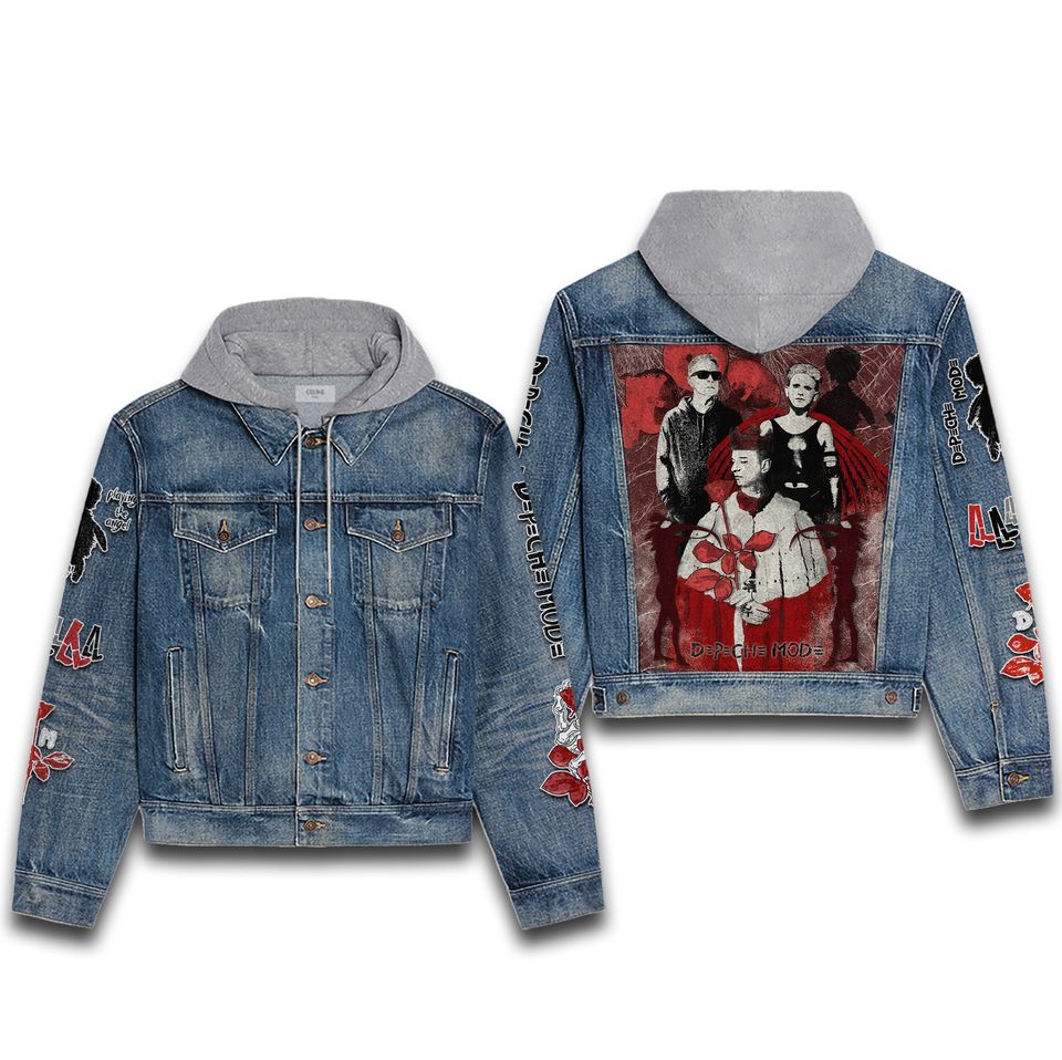 Depeche Mode Hooded Denim Jacket Fall Jackets 2025 For Men Women For Fans