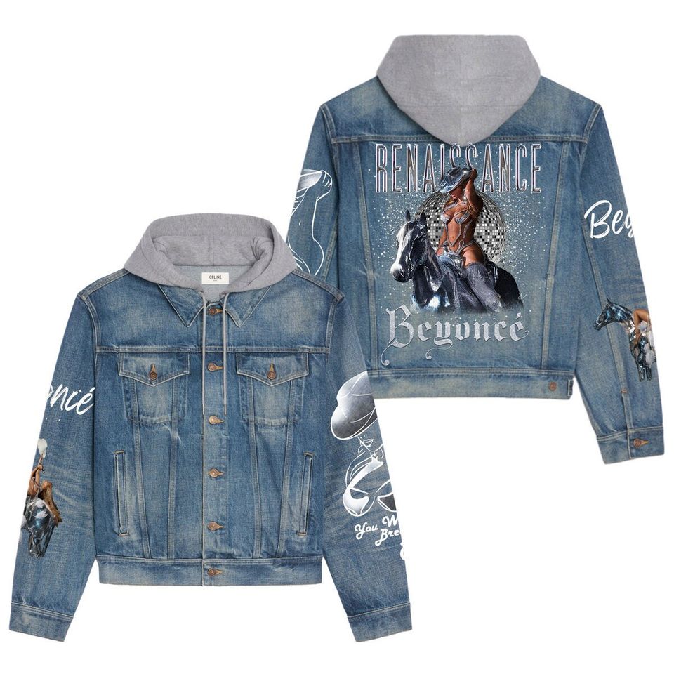 Beyonce Renaissance Hooded Denim Jacket Best Fall Jackets 2025 For Men And Women