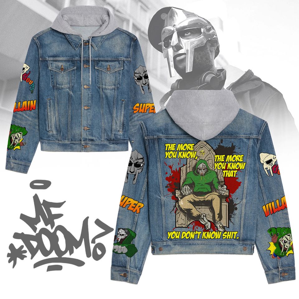 Mf Dooom Hooded Denim Jacket Best Fall Jackets 2025 For Men And Women