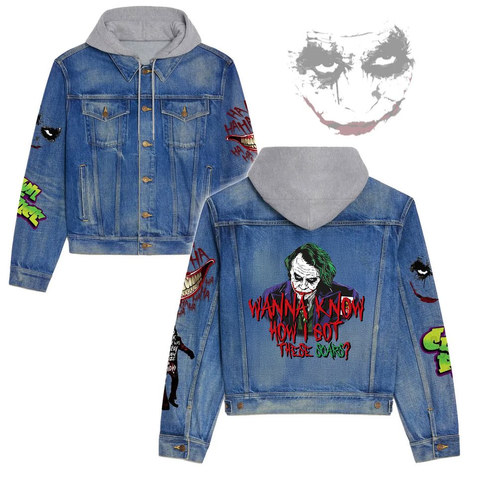 Joker Hooded Denim Jacket Best Fall Jackets 2025 For Men And Women