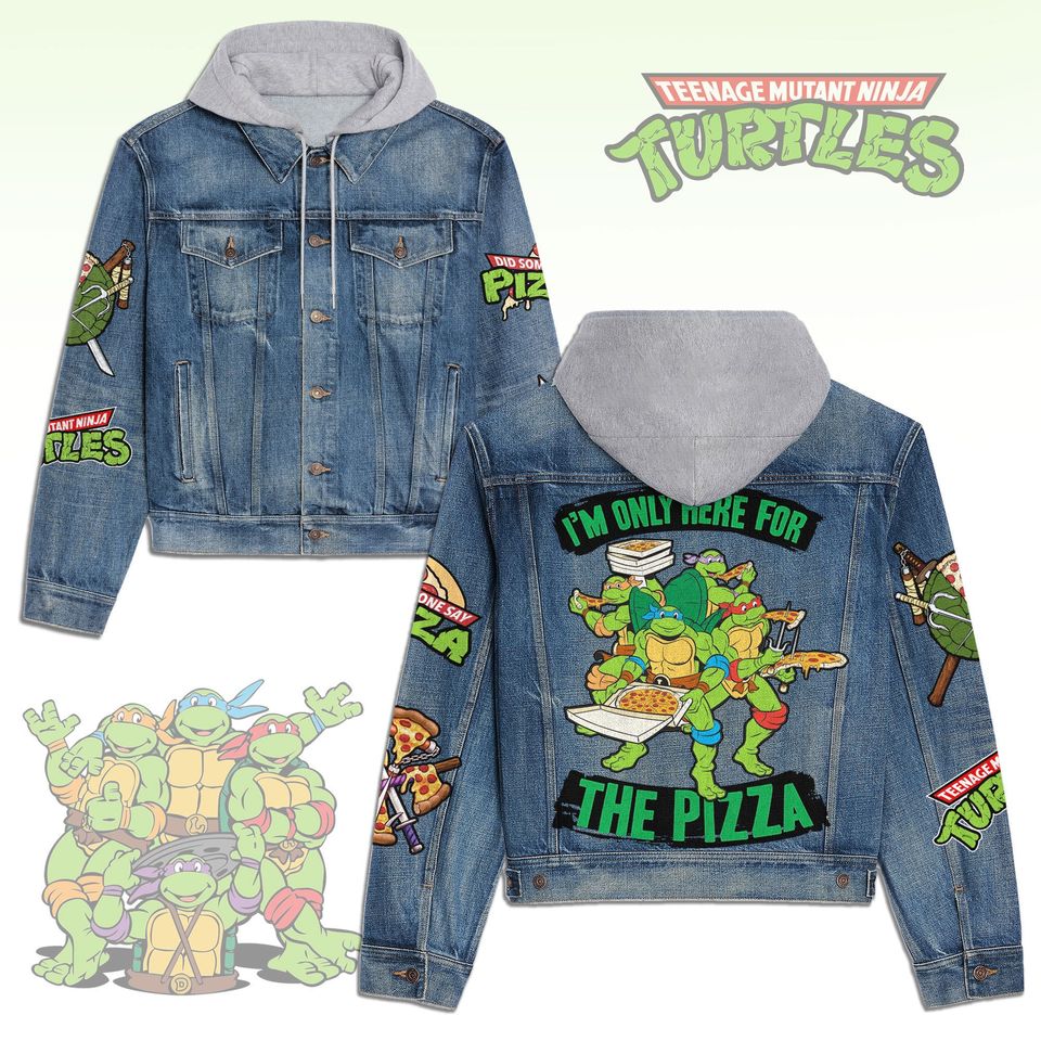 Teenage Mutant Ninja Turtles Hooded Denim Jacket Best Fall Jackets 2025 For Men And Women
