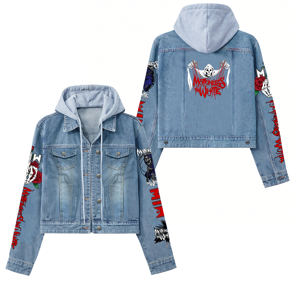 Motionless In White Hooded Denim Jacket Best Fall Jackets 2025 For Men And Women