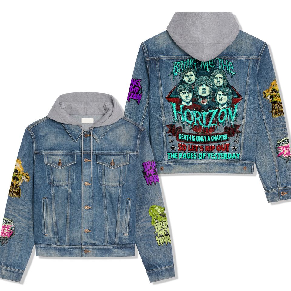 Bring Me The Horizon Hooded Denim Jacket Best Fall Jackets 2025 For Men And Women