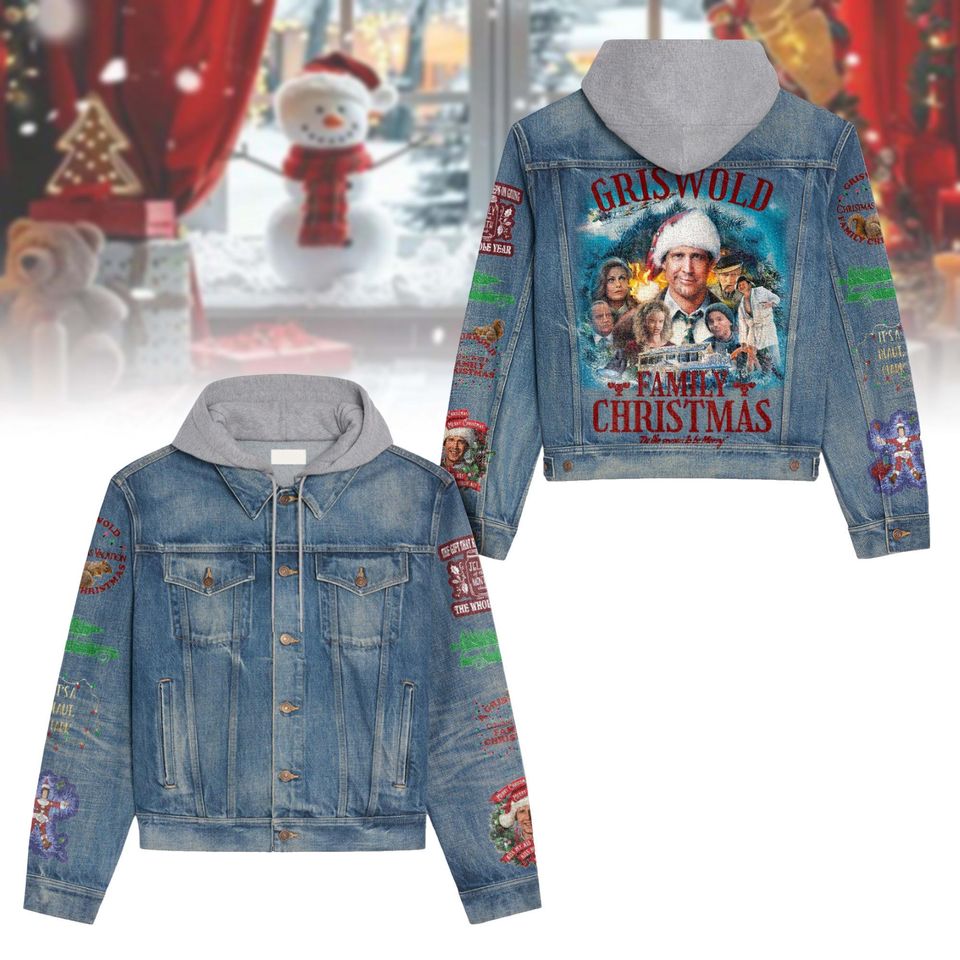 Clark Griswold Hooded Denim Jacket Fall Winter 2025 Fashion For Men Women