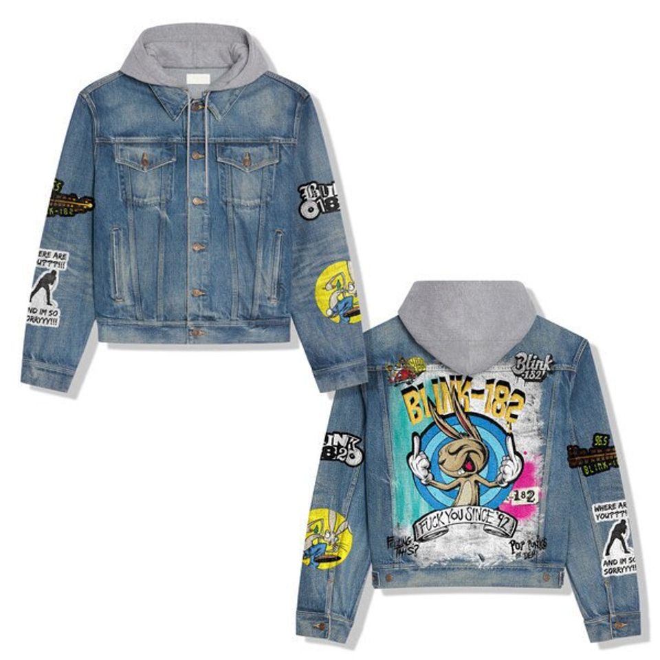 B182 FCk You Since 92 Hooded Denim Jacket Best Fall Jackets 2025 For Men And Women