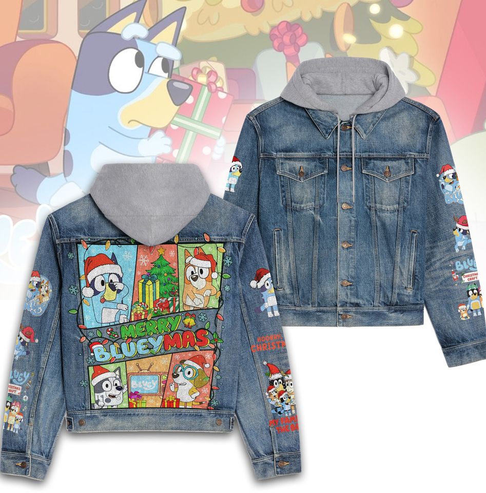 Merry Blueymas Hooded Denim Jacket Best Fall Jackets 2025 For Men And Women