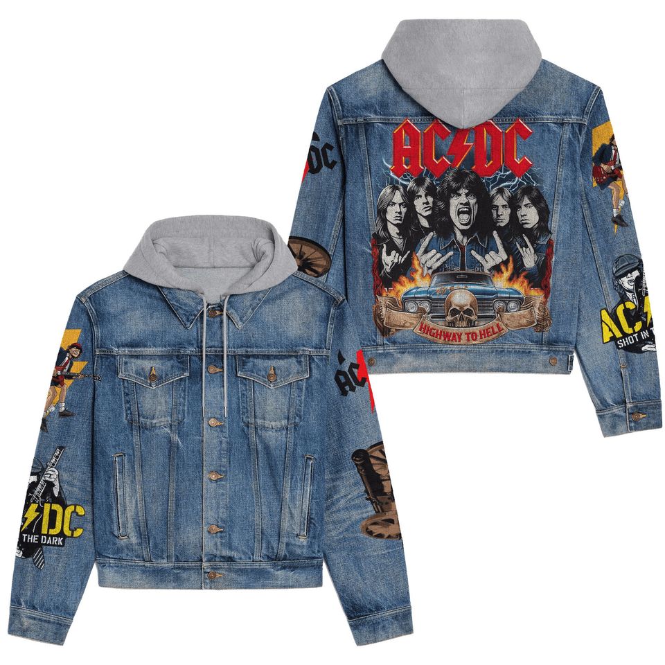 A.C.D.C Hooded Denim Jacket Best Fall Jackets 2025 For Fan For Men And Women 
