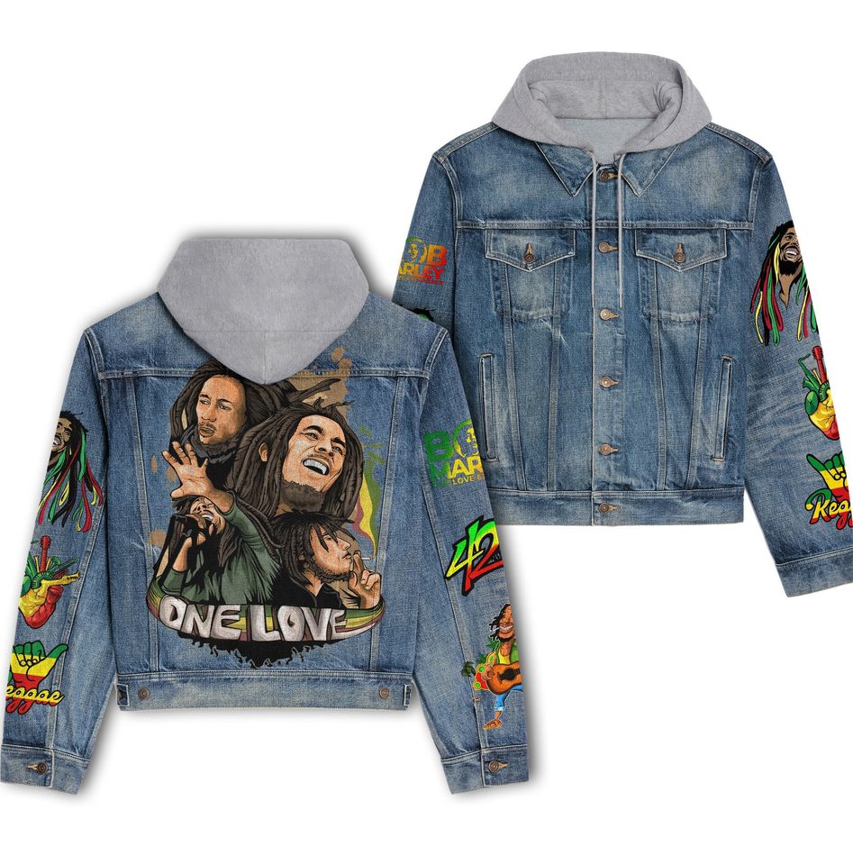 Marley One Love Hooded Denim Jacket Best Fall Jackets 2025 For Men And Women