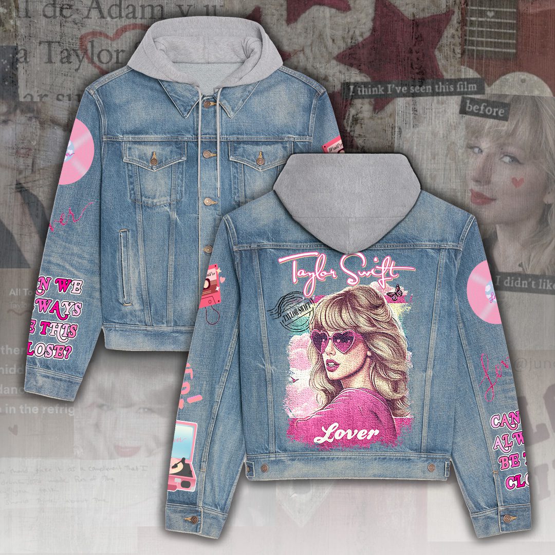Taylor Swift Denim Hood Jacket Trendy Fall Jackets 2025 For Men