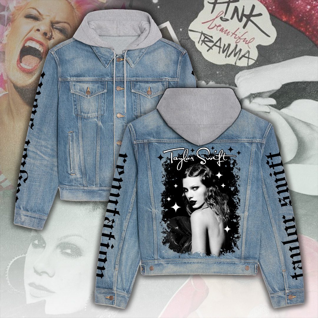 Taylor Swift Denim Hood Jacket Trendy Fall Jackets 2025 For Womne Men 