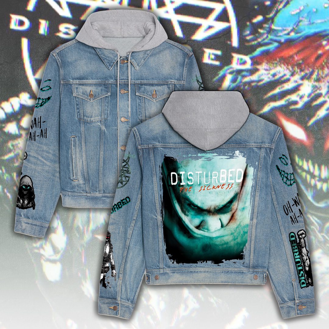 Disturbed Denim Hood Jacket Trendy Fall Jackets 2025 For Men And Women 