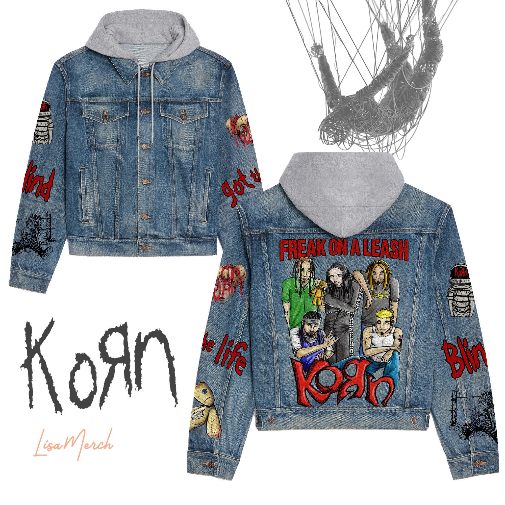 Korn Hooded Denim Jacket Best Fall Jackets 2025 For Men And Women 