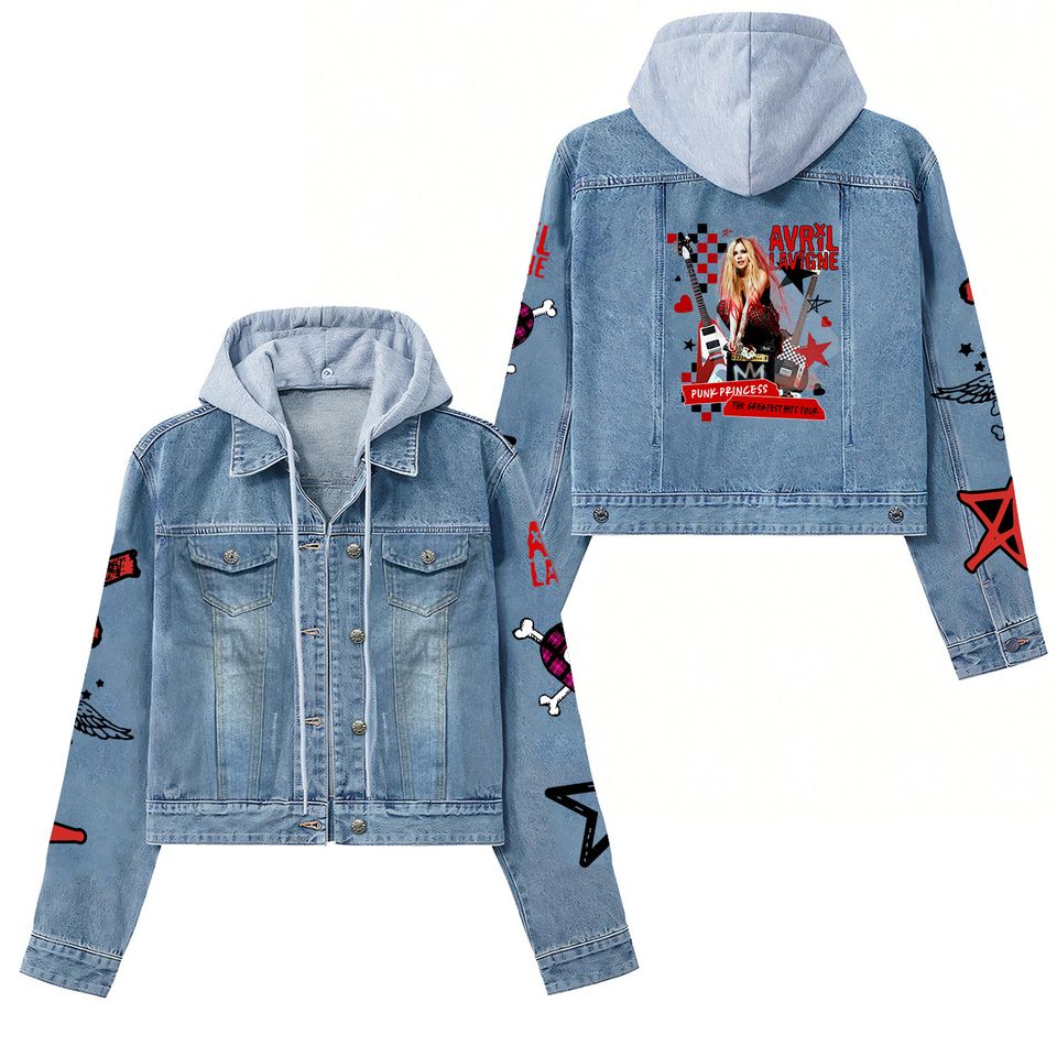 Avril Lavigne Denim Jacket Cozy Denim Outerwear 2025 For Men Women