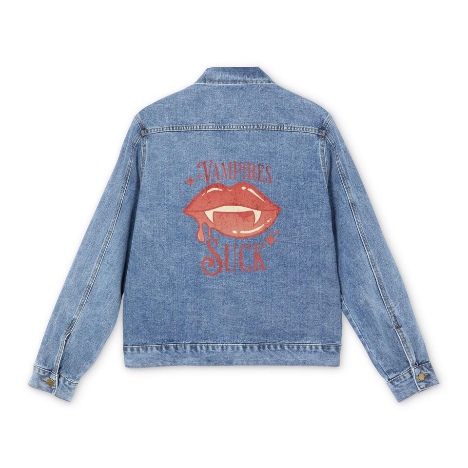 Vampire Hooded Denim Jacket Best Fall Jacket 2025 Style For Men Women