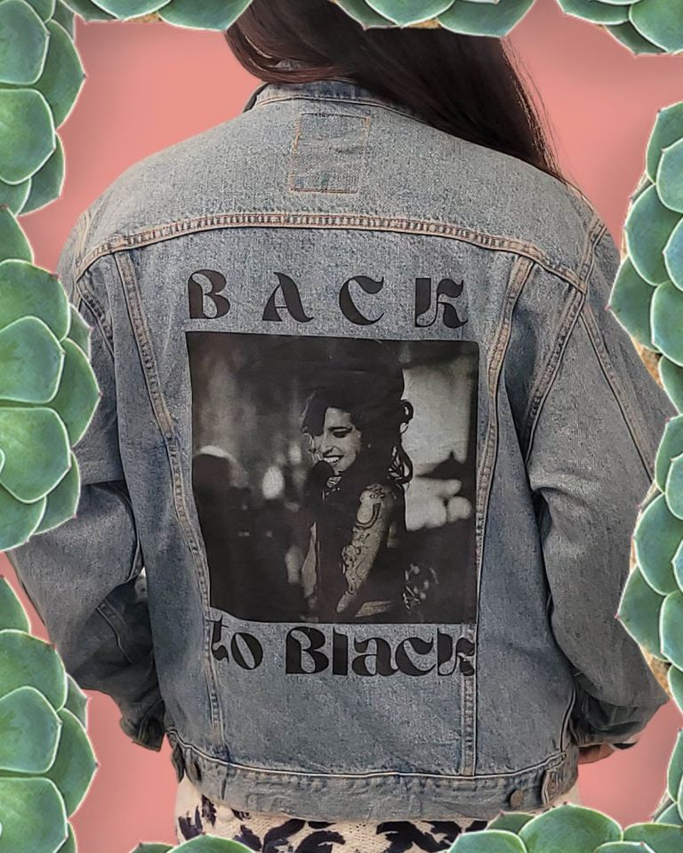 Amy Winehouse Back To Back Vintage 80'S 90'S Denim Jacket Top Rated Fall 2025 Denim Jackets For Men Women