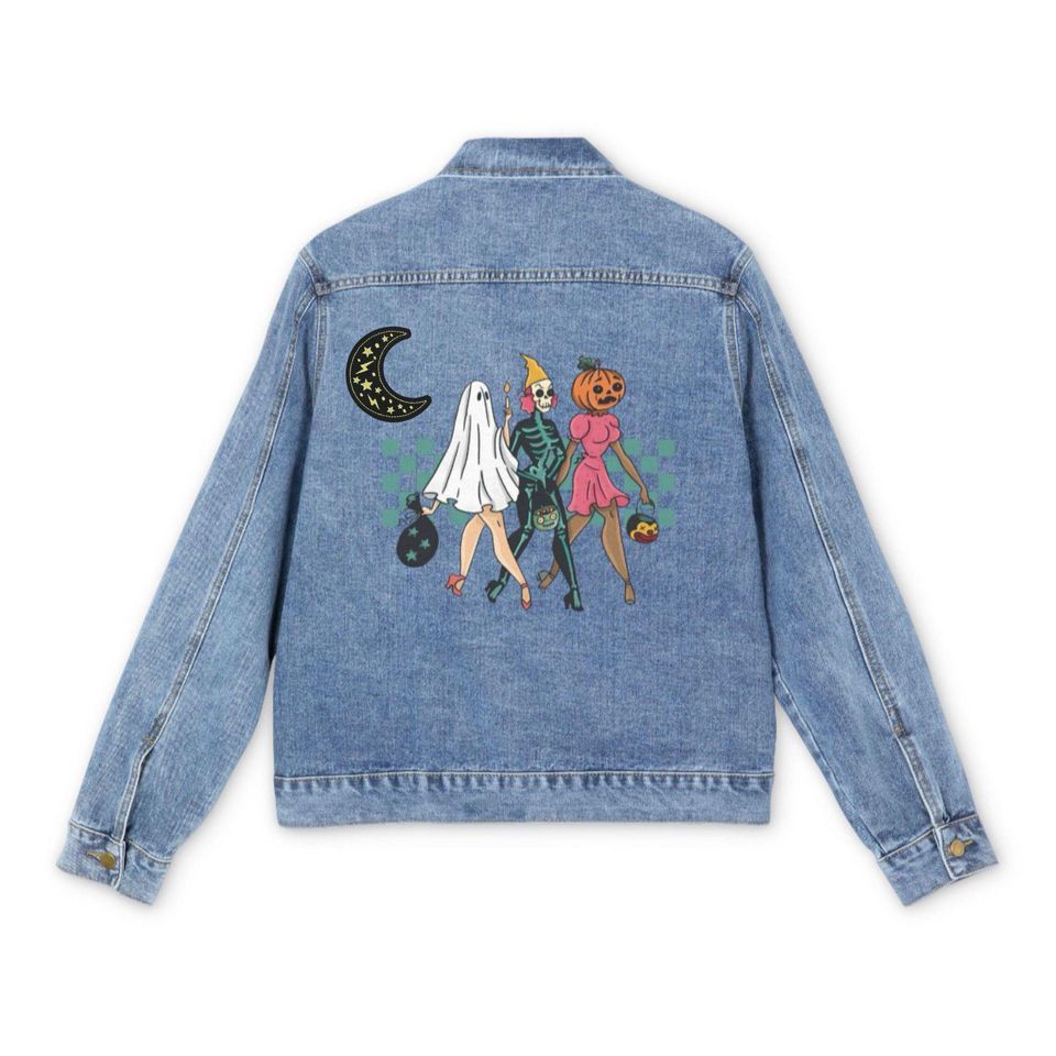 Halloween Hooded Denim Jacket Best Fall Jacket 2025 Style For Men Women