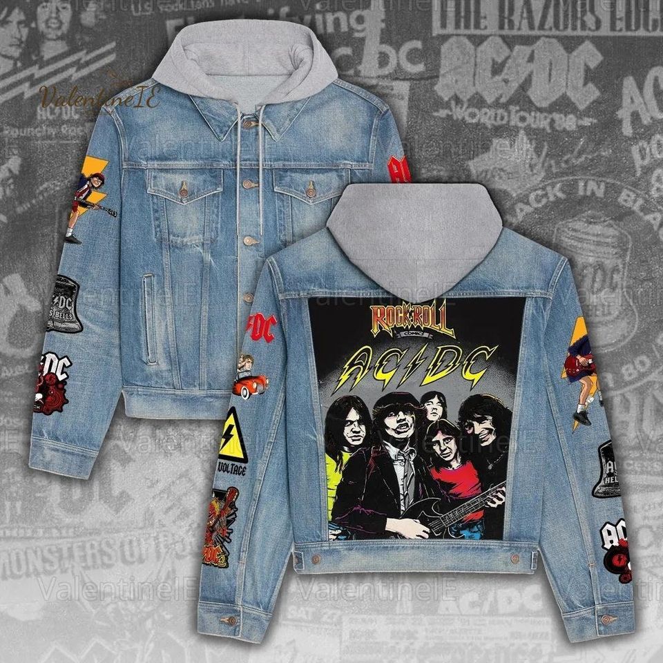 A.C.D.C Hooded Denim Jacket Best Fall Jacket 2025 Style For Men Women