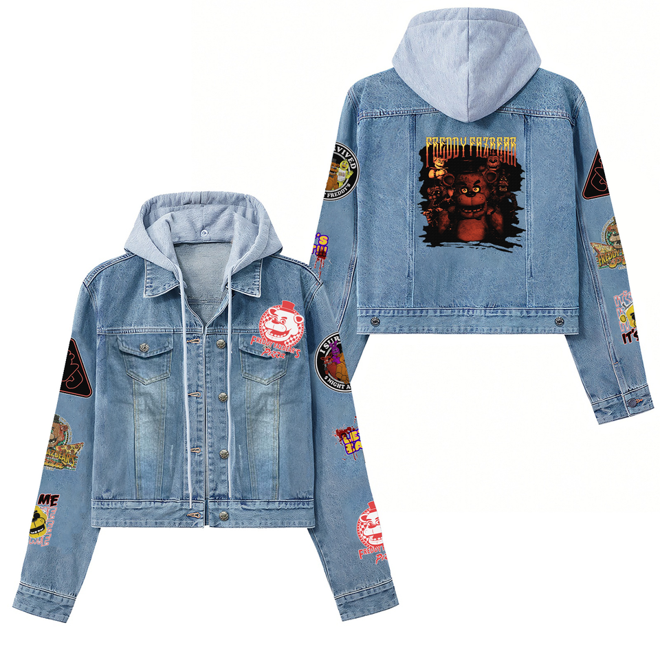 Five Nights At Freddy'S Denim Jacket Cozy Denim Outerwear 2025 For Men Women