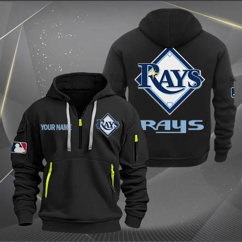 Tampa Bay Rays Heavy Quarter Zip Hoodie For Men Women