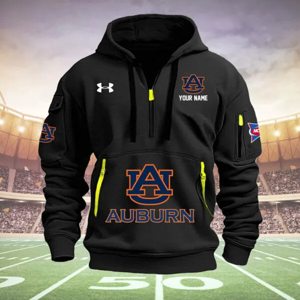 Auburn Tigers Heavy All Over Print Hoodie Zip Up Hoodie