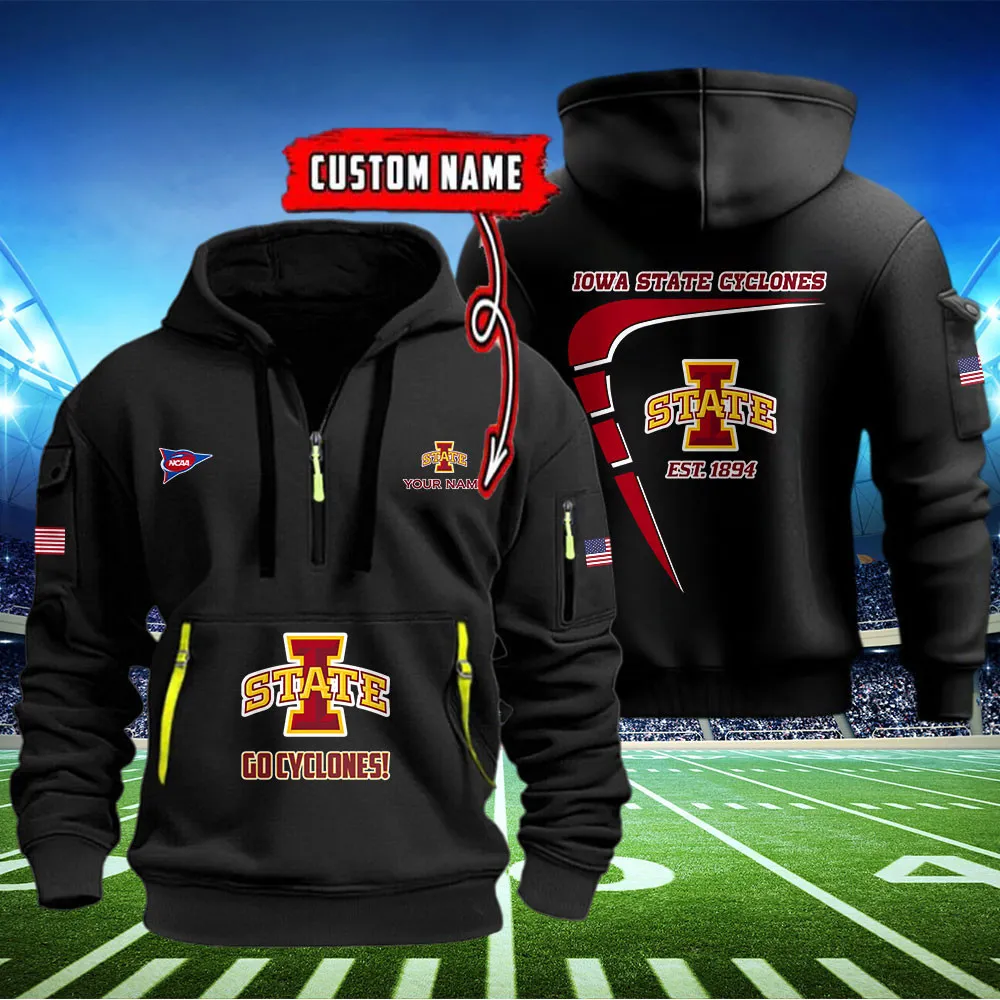 Iowa State Cyclones All Over Print Hoodie Zip Up Hoodie