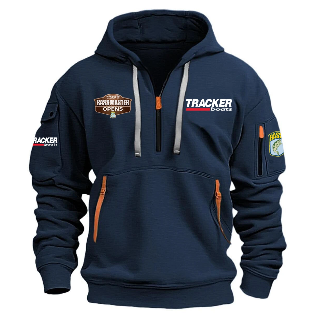 Tracker Hoodie Half Zipper Quarter Zip Hoodie Bassmaster Opens