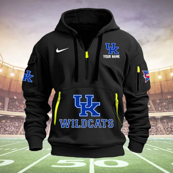 Kentucky Wildcats Heavy All Over Print Hoodie Zip Up Hoodie