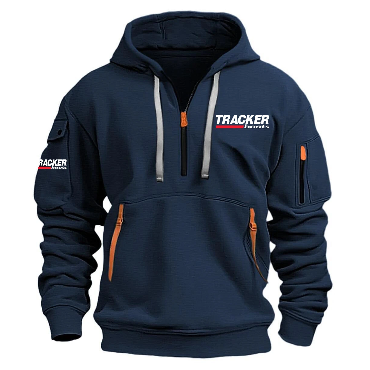 Tracker Hoodie Half Zipper Quarter Zip Hoodie Exclusive Logo