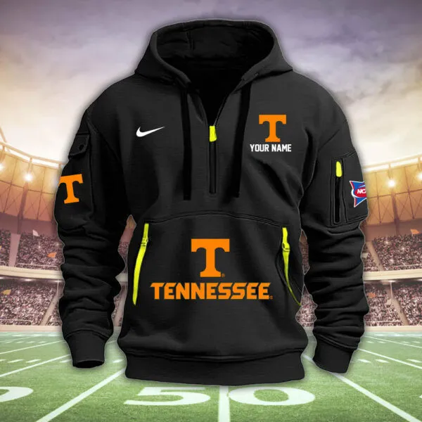 Tennessee Volunteers Heavy All Over Print Half Zip Hoodie Best Collection For Men Women