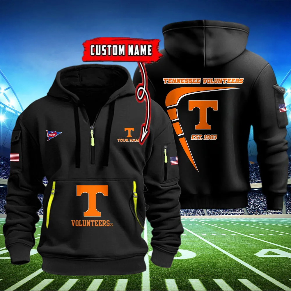 Tennessee Volunteers Heavy All Over Print Hoodie Zip Up Hoodie