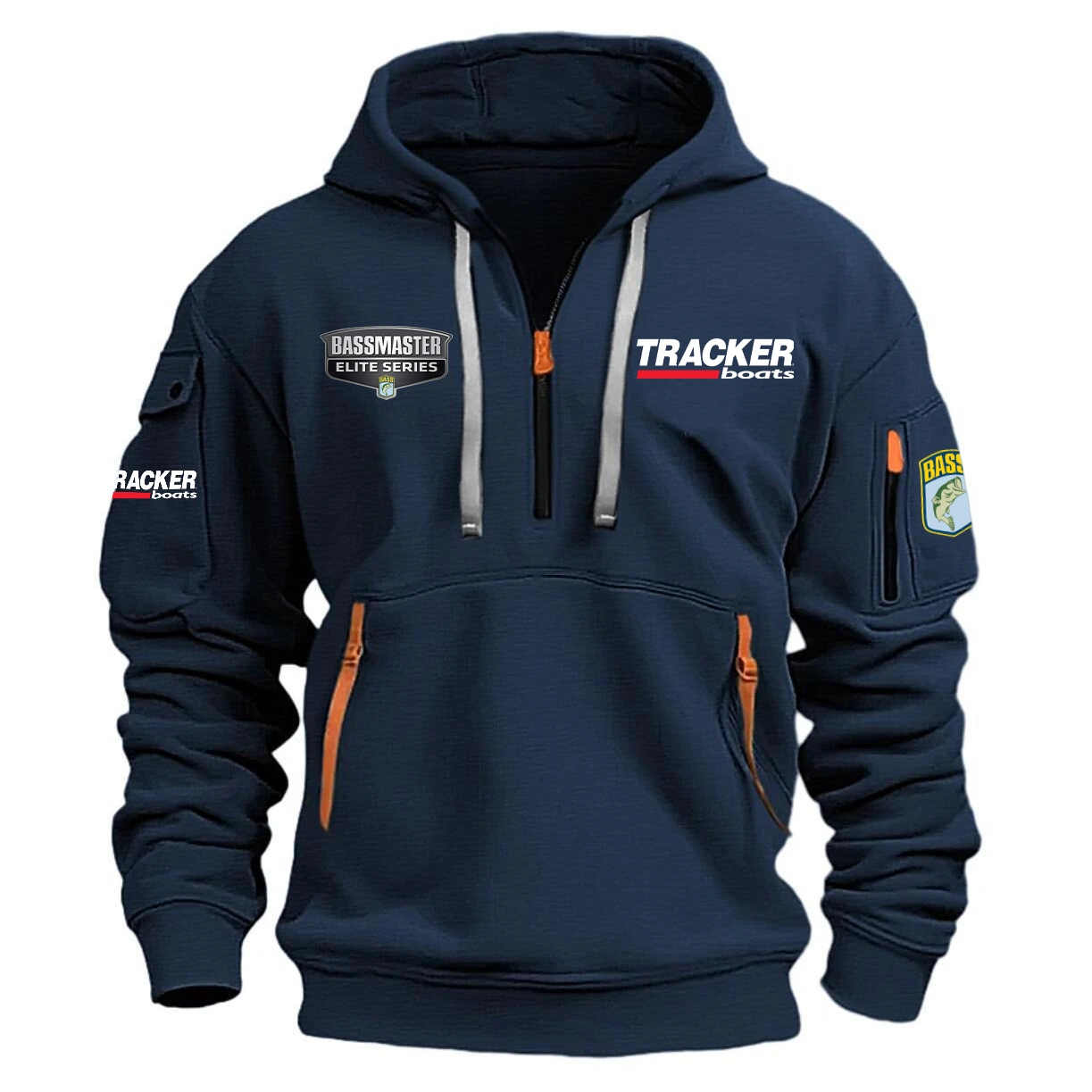 Tracker Hoodie Half Zipper Quarter Zip Hoodie Bassmaster Elite
