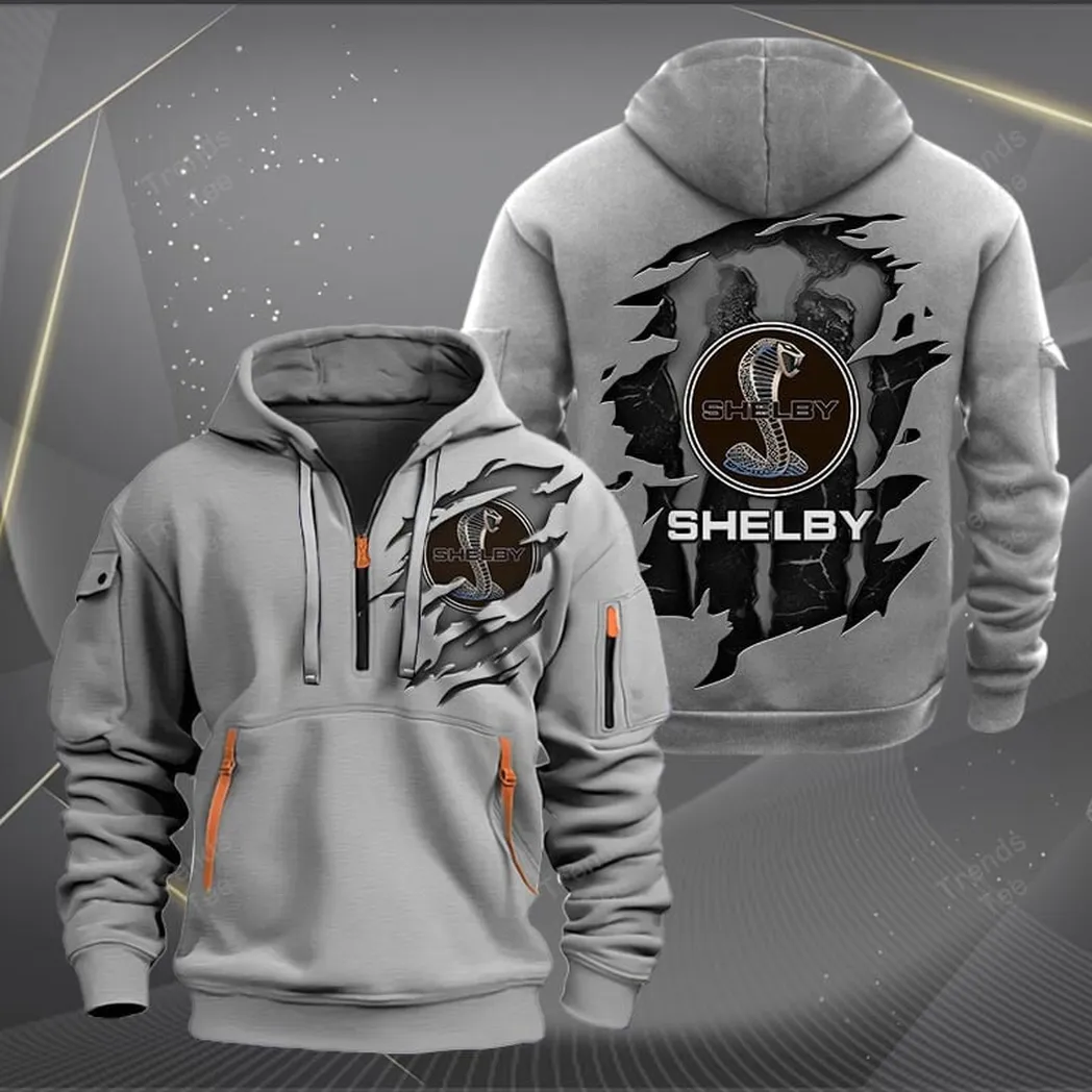 Shelby Hoodie Half Zipper Quarter Zip Hoodie For Men And Women